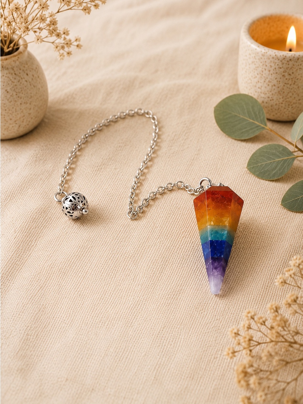 🔮 7 Chakra Pendulum 🌈